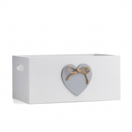 Caja de madera Corazón