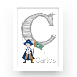 Cuadro personalizado pirata inicial