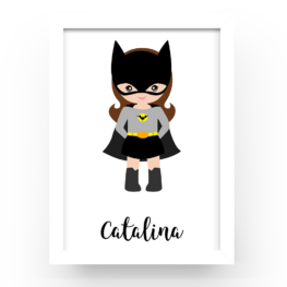 Cuadro personalizado Superheroína