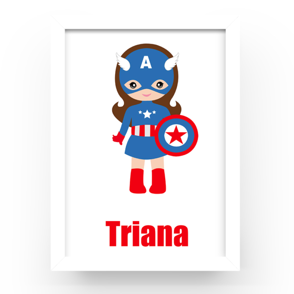 Cuadro personalizado Superheroína - Imagen 2