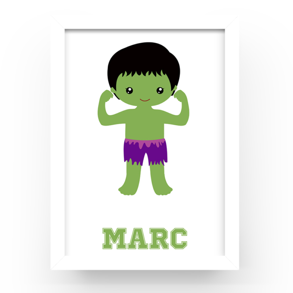 Cuadro personalizado Superhéroe - Imagen 4