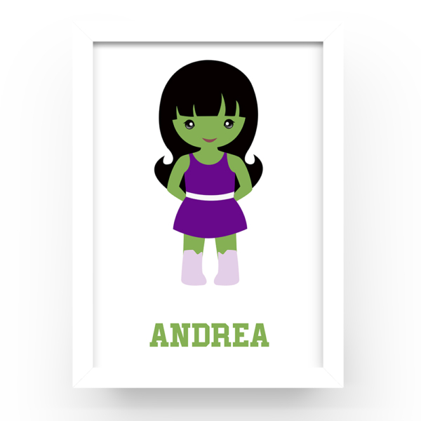 Cuadro personalizado Superheroína - Imagen 3