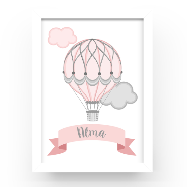 Cuadro personalizado Globo nubes