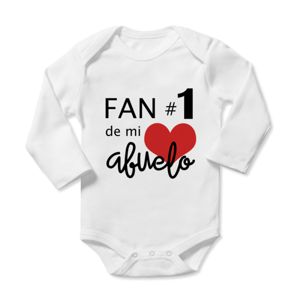 Body bebé personalizado Fan - Imagen 2