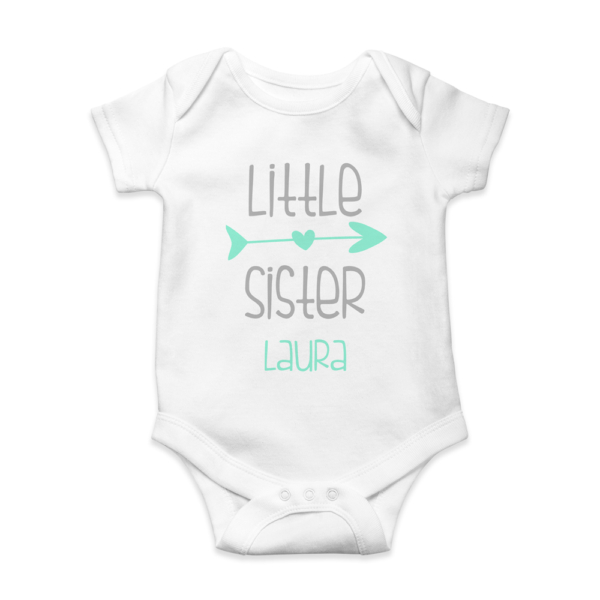 Body bebé personalizado Little flecha - Imagen 3