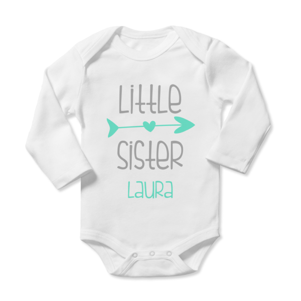 Body bebé personalizado Little flecha - Imagen 4