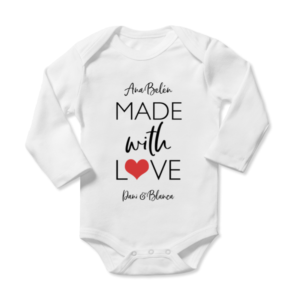 Body bebé personalizado Love - Imagen 2