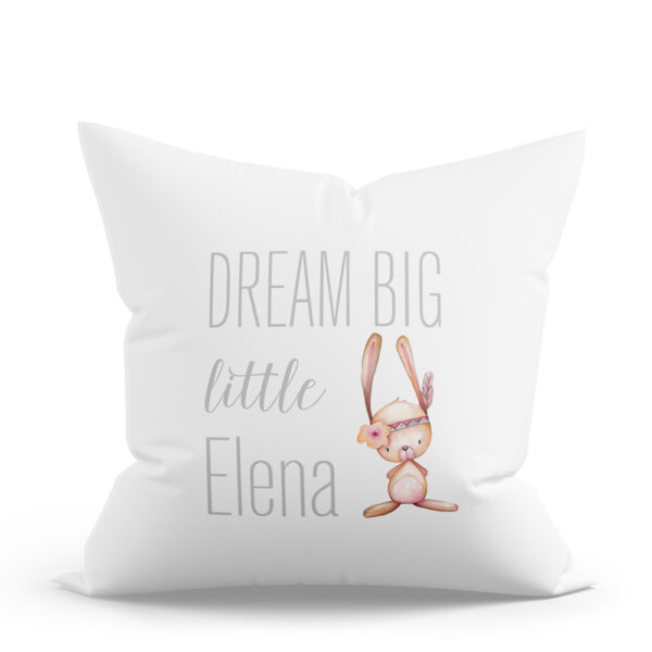 COJÍN PERSONALIZADO CONEJITA PLUMA DREAM - Imagen 3