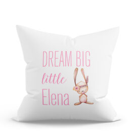 COJÍN PERSONALIZADO CONEJITA PLUMA DREAM