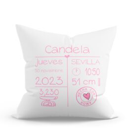COJÍN PERSONALIZADO SELLO AMOR