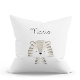 COJÍN PERSONALIZADO TIGRE RAYITAS