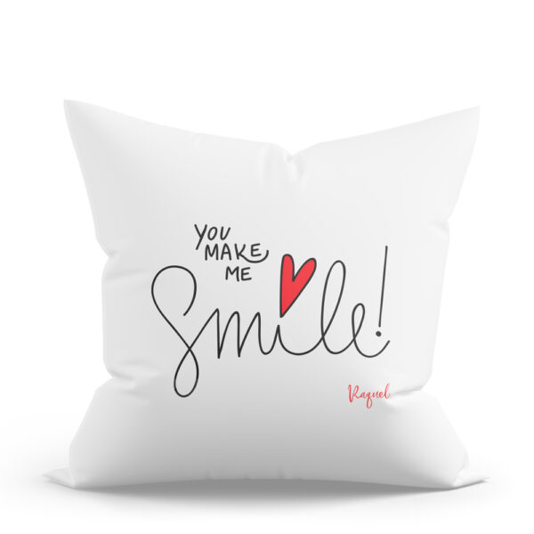 COJÍN PERSONALIZADO SMILE - Imagen 2