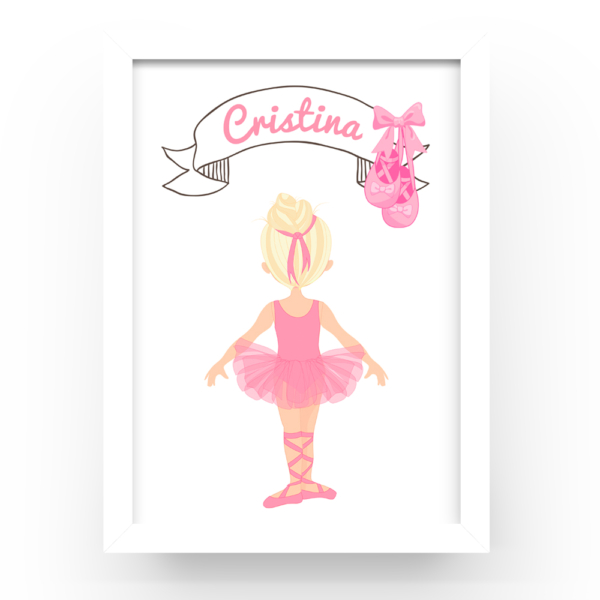 Cuadro personalizado Bailarina espalda - Imagen 2