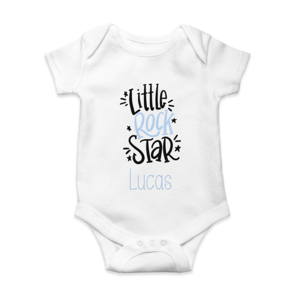 Body bebé personalizado Rock Star - Imagen 5