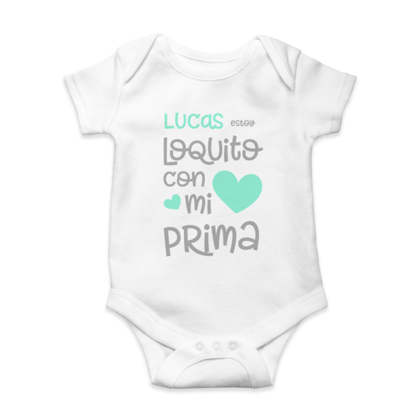 Body bebé personalizado Loquita - Imagen 5