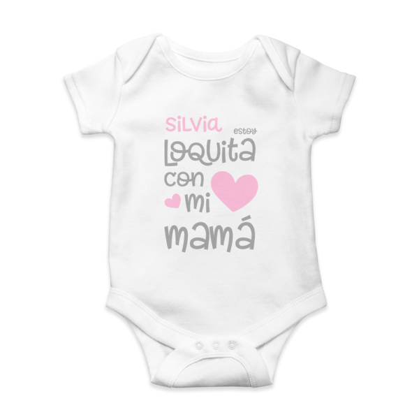 Body bebé personalizado Loquita - Imagen 3
