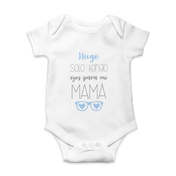 Body bebé personalizado Ojos - Imagen 5