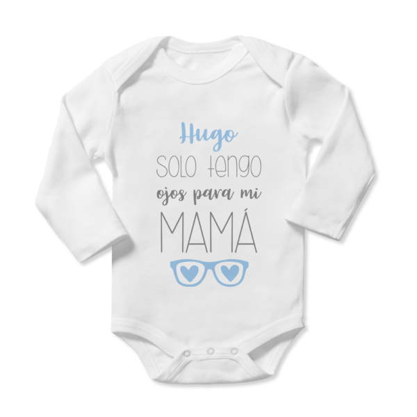 Body bebé personalizado Ojos - Imagen 6