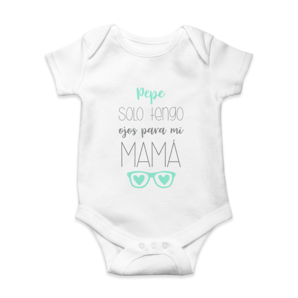 Body bebé personalizado Ojos