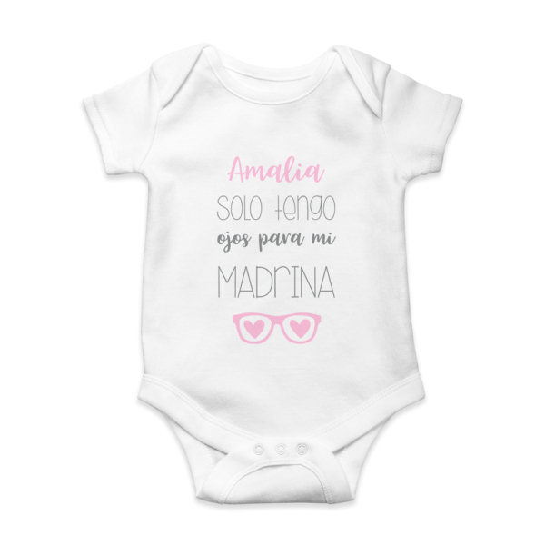 Body bebé personalizado Ojos - Imagen 3