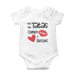 Body bebé personalizado Comen a besos