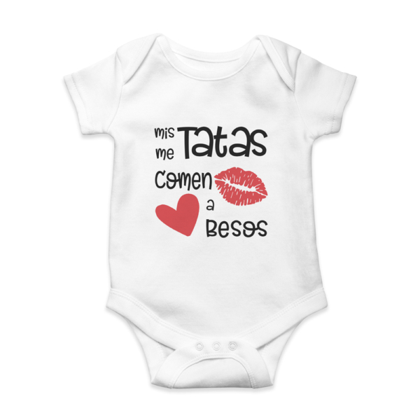 Body bebé personalizado Comen a besos