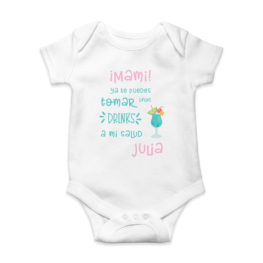 Body bebé personalizado Drinks