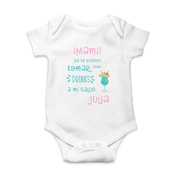 Body bebé personalizado Drinks