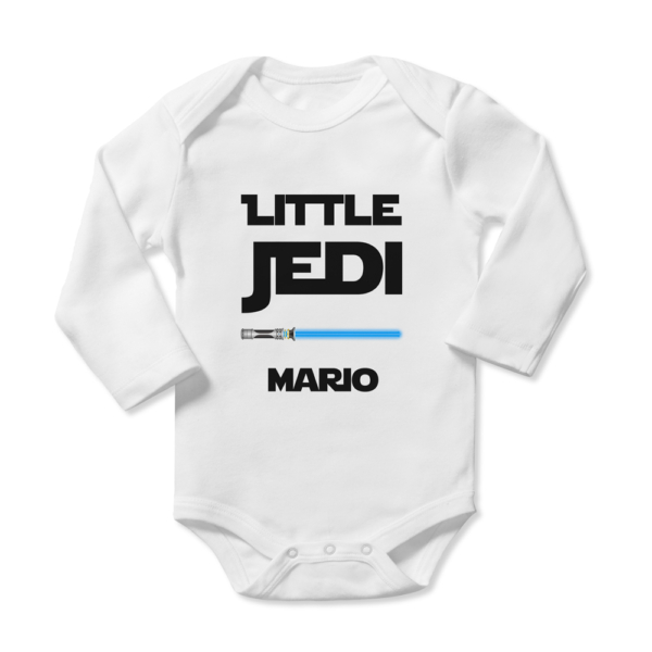 Body bebé personalizado Little Jedi - Imagen 4