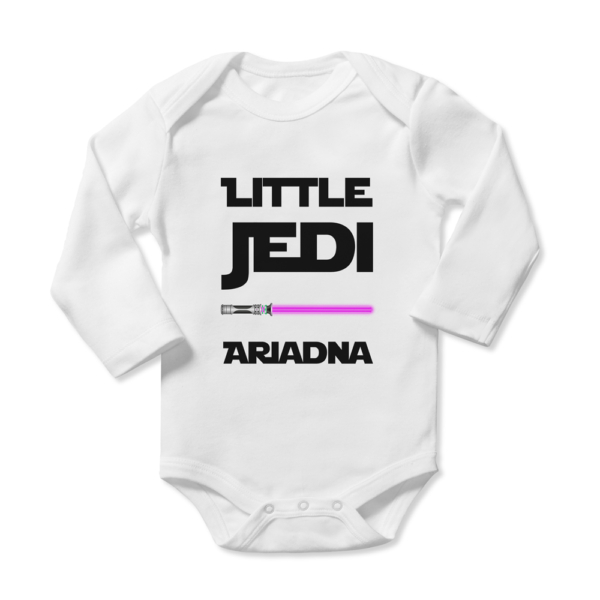 Body bebé personalizado Little Jedi - Imagen 3