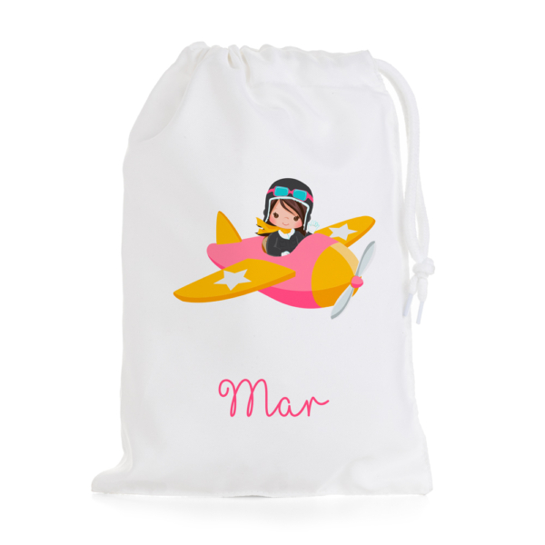 BOLSA DE MERIENDA PERSONALIZADA AVIADOR - Imagen 2