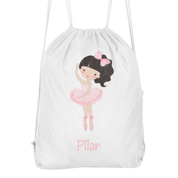 MOCHILA CUERDAS PERSONALIZADA BALLET