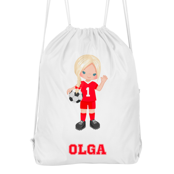 Mochila cuerdas personalizada Futbolista - Imagen 2