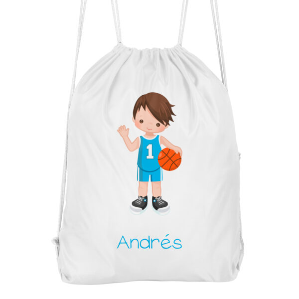 MOCHILA CUERDAS PERSONALIZADA BALONCESTO
