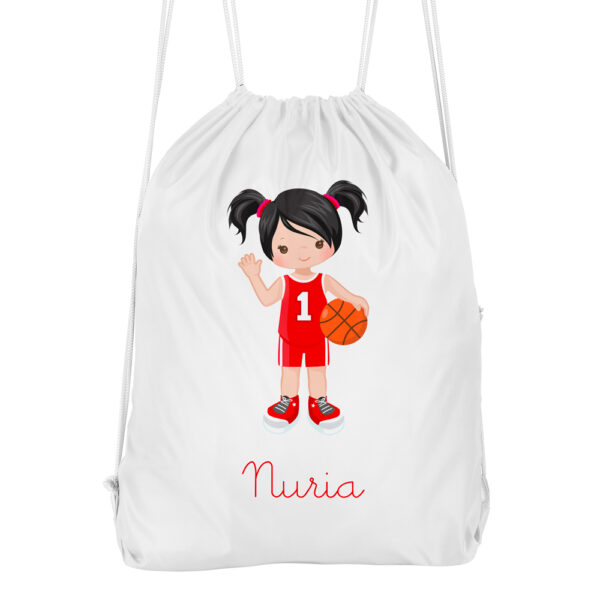 MOCHILA CUERDAS PERSONALIZADA BALONCESTO - Imagen 2