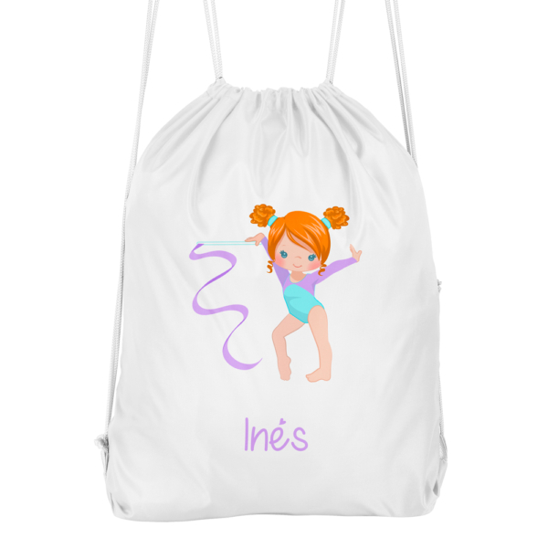 Mochila cuerdas personalizada Gimnasia rítmica cinta - Imagen 4