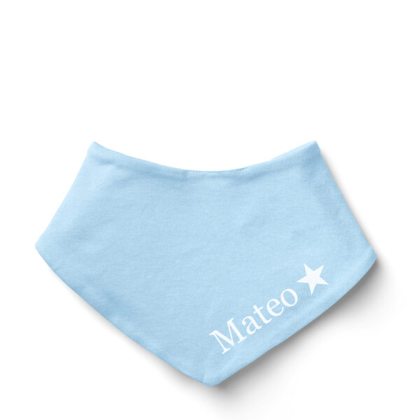 BABERO BEBÉ PERSONALIZADO BANDANA