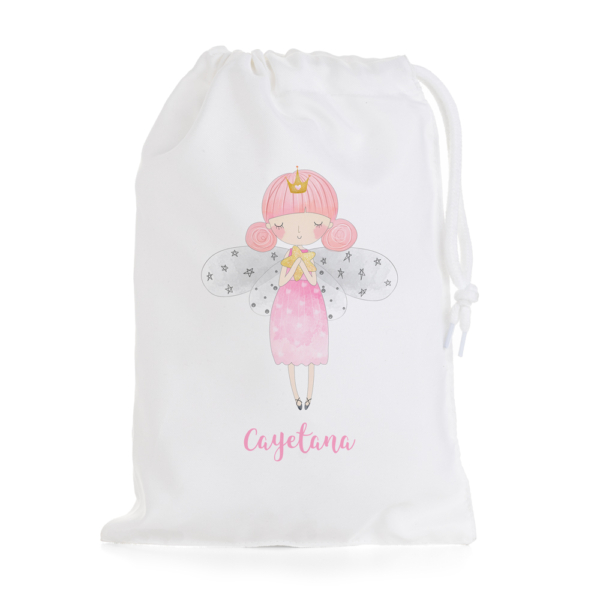 BOLSA DE MERIENDA PERSONALIZADA HADA - Imagen 2