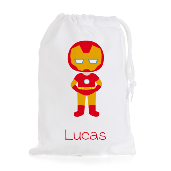 BOLSA DE MERIENDA PERSONALIZADA SUPERHÉROE - Imagen 4