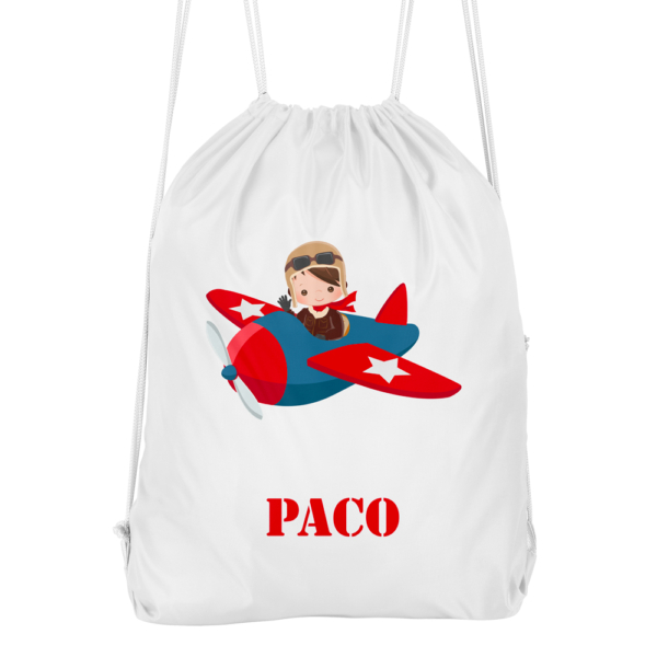Mochila cuerdas personalizada Aviador - Imagen 2