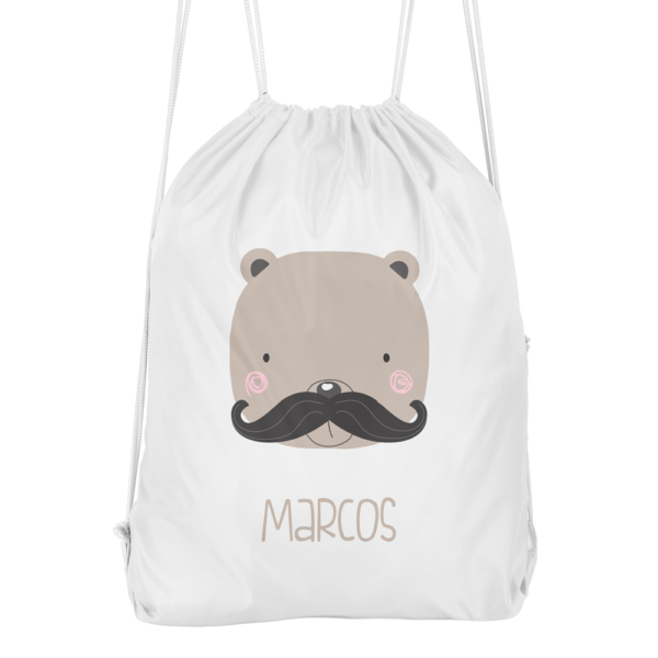 Mochila cuerdas Oso bigote