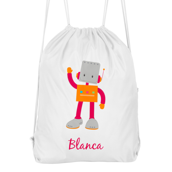Mochila cuerdas personalizada Robot - Imagen 2