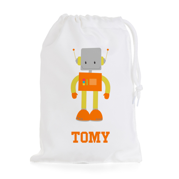 BOLSA DE MERIENDA PERSONALIZADA ROBOT - Imagen 3