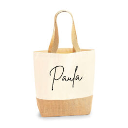 BOLSA PERSONALIZADA BALI NOMBRE O INICIALES
