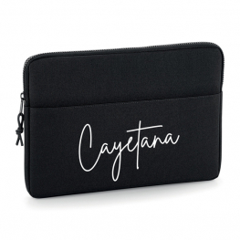 FUNDA PORTÁTIL PERSONALIZADA BOSTON NOMBRE O INICIALES