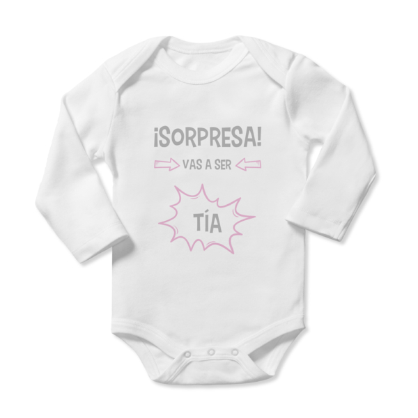 Body bebé personalizado Sorpresa - Imagen 4