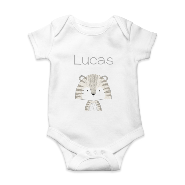 Body bebé personalizado Tigre rayitas - Imagen 2