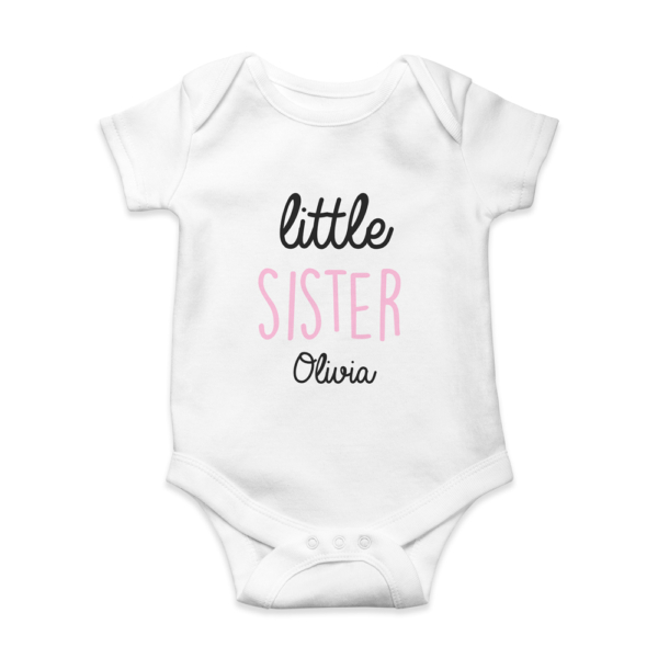 Body bebé personalizado Little caligrafía