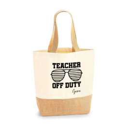 Bolsa personalizada Bali teacher off duty