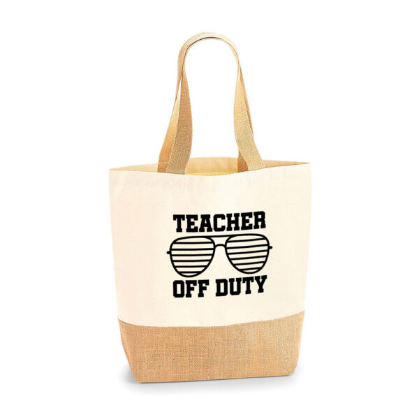 Bolsa personalizada Bali teacher off duty - Imagen 2